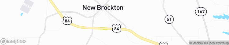 New Brockton - map
