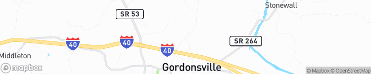 Gordonsville - map