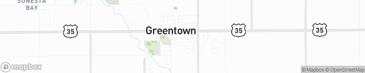 Greentown - map