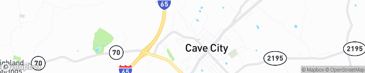 Cave City - map