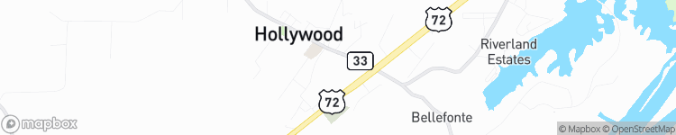 Hollywood - map