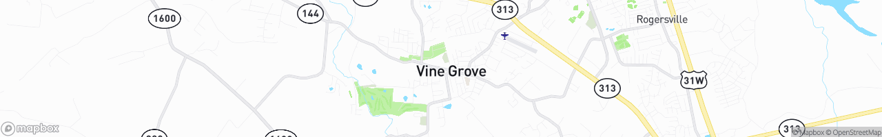 Vine Grove - map