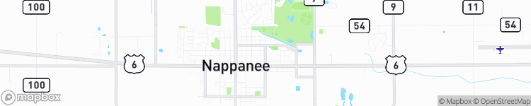 Nappanee - map