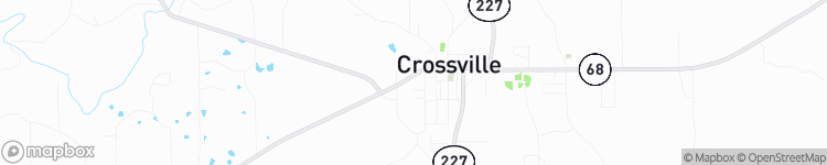 Crossville - map