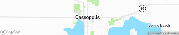 Cassopolis - map
