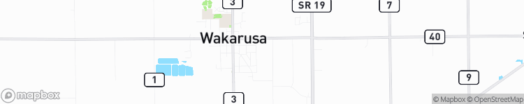 Wakarusa - map