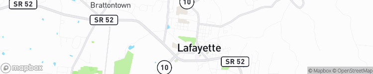 Lafayette - map