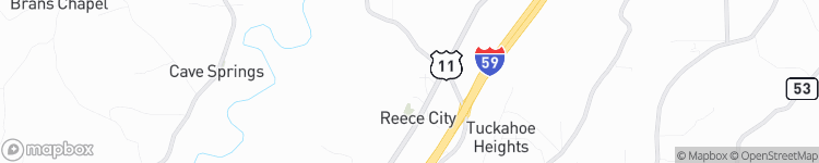 Reece City - map