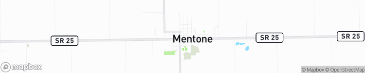 Mentone - map