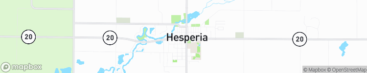 Hesperia - map