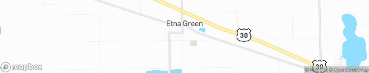 Etna Green - map