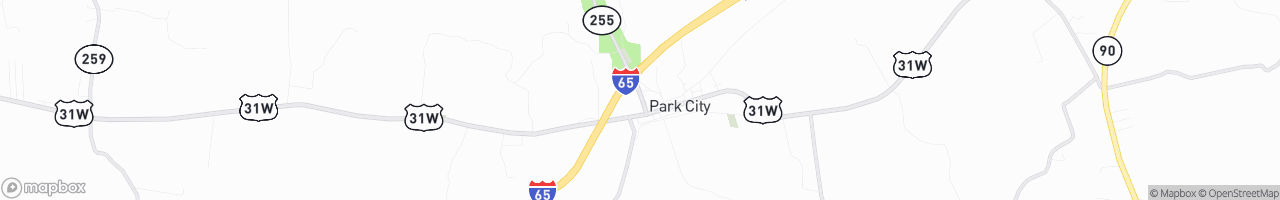 Park City Truck Stop - map