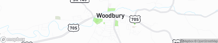 Woodbury - map