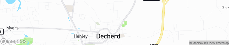 Decherd - map