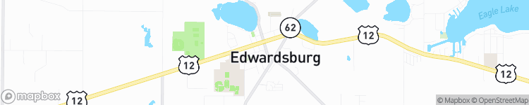 Edwardsburg - map