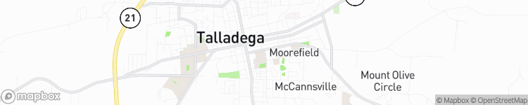 Talladega - map