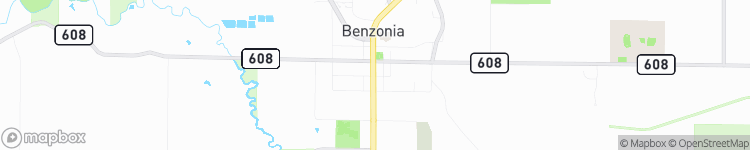 Benzonia - map