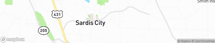 Sardis City - map