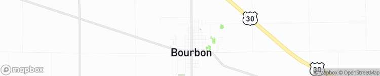 Bourbon - map