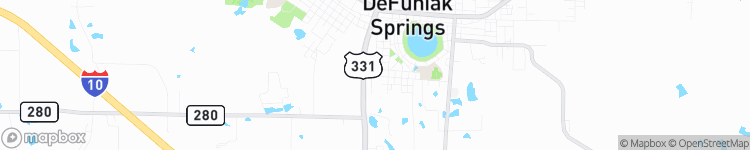 De Funiak Springs - map