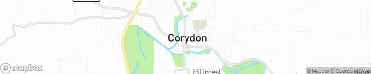 Corydon - map