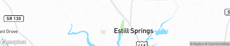 Estill Springs - map