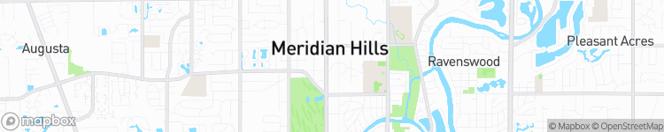 Meridian Hills - map