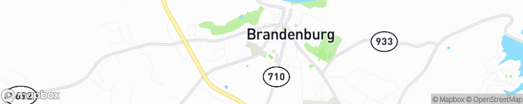 Brandenburg - map
