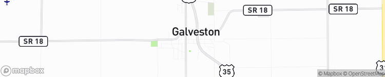 Galveston - map