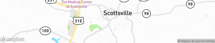 Scottsville - map