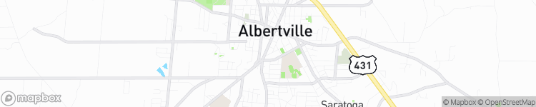 Albertville - map