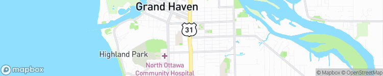 Grand Haven - map