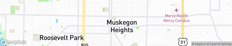 Muskegon Heights - map