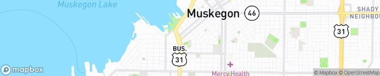 Muskegon - map
