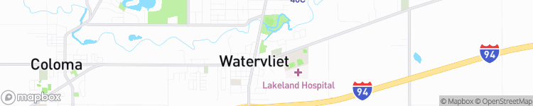 Watervliet - map