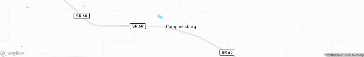 Campbellsburg Hardware - map