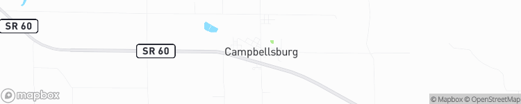 Campbellsburg - map