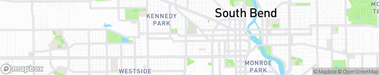 South Bend - map
