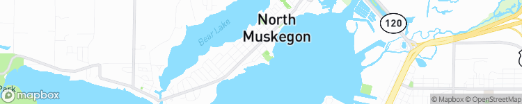 North Muskegon - map