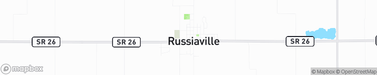 Russiaville - map