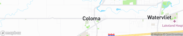 Coloma - map