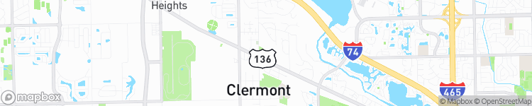 Clermont - map