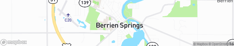 Berrien Springs - map