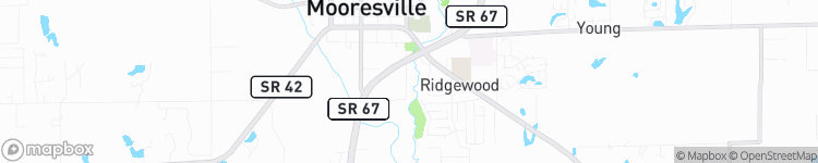 Mooresville - map