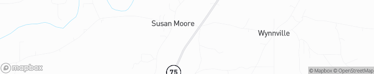 Susan Moore - map