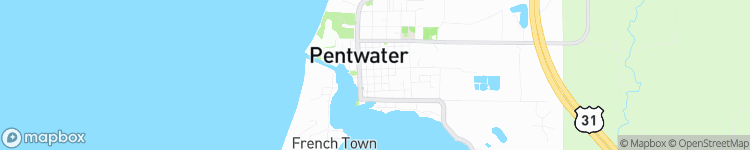 Pentwater - map