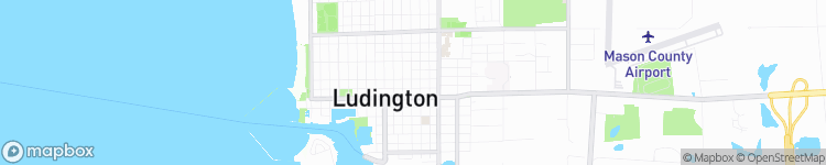 Ludington - map