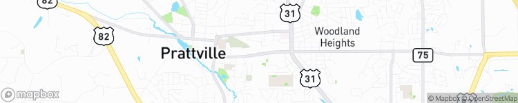 Prattville - map