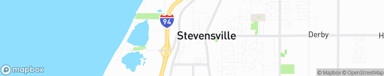 Stevensville - map