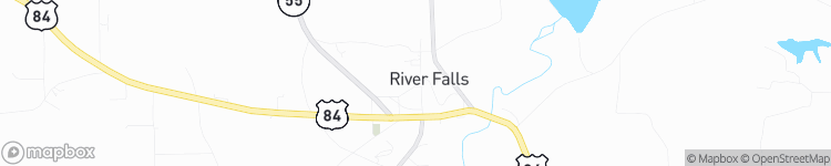 River Falls - map